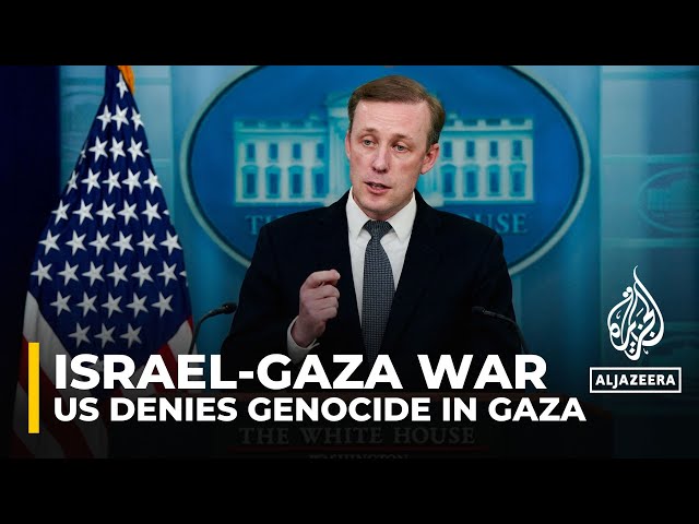 ⁣White House denies genocide is occurring in Gaza