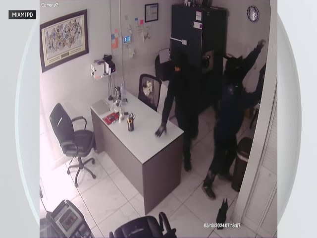 ⁣Caught on video: Would-be thieves leave store empty-handed