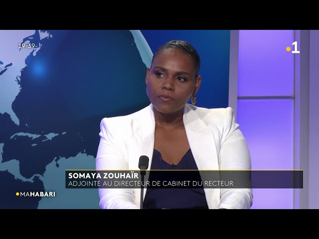 Soumaya Zouhaïr, adjointe au directeur de cabinet du recteur dans le 19h00