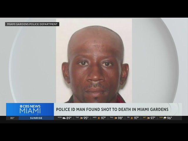⁣Police ID body of man found bound, shot multiple times along Miami Gardens canal