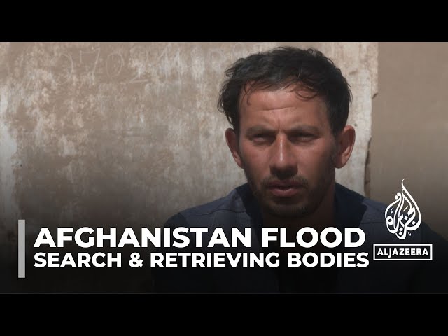 ⁣Afghanistan floods: Search continues for bodies of family members