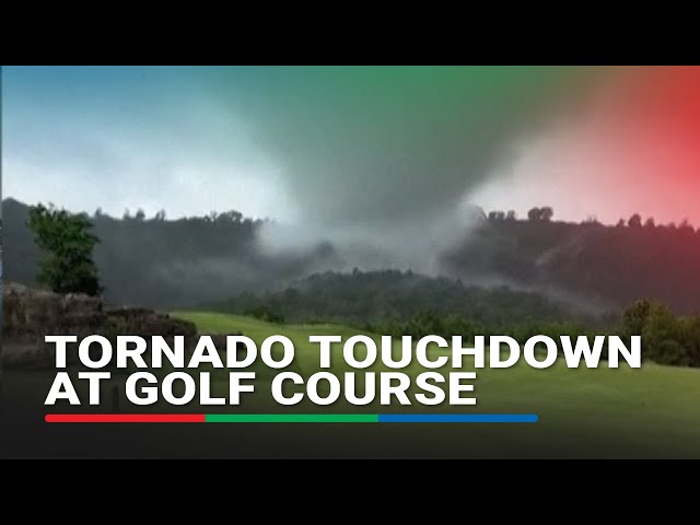 ⁣Tornado touchdown at Missouri course designed by Tiger Woods | ABS-CBN News