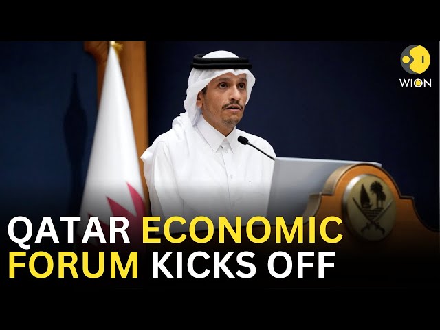 ⁣Qatar Economic Forum kicks off with comments from Qatar's PM | WION LIVE