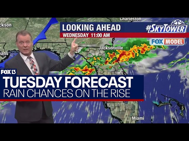 ⁣Tampa weather May 14, 2024 | previewing incoming line of storms