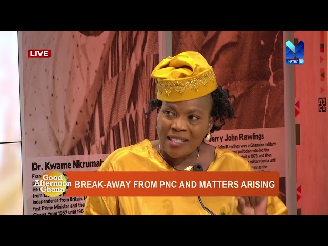 ⁣JANET NABLA: BREAK AWAY FROM PNC AND MATTERS ARISING | #GoodAfternoonGhana