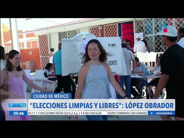 ⁣López Obrador llama a la población a votar con libertad