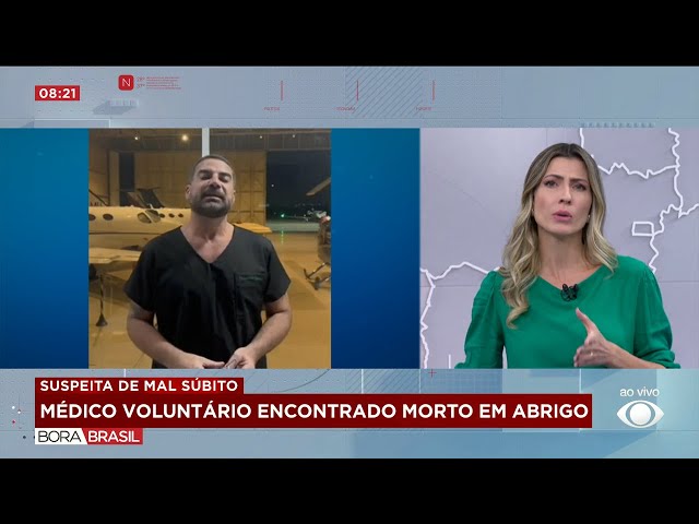 Médico voluntário é encontrado morto em abrigo no RS