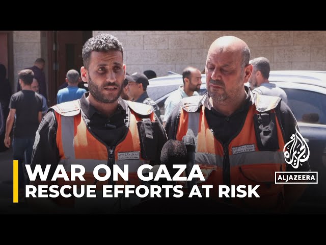 ⁣Gaza rescue efforts may stop due to lack of fuel, heavy equipment