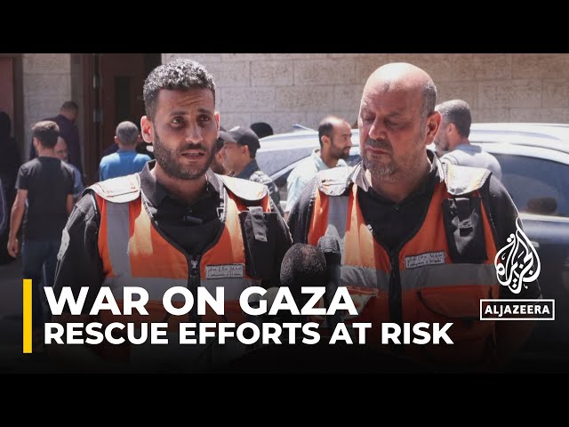 Gaza rescue efforts may stop due to lack of fuel, heavy equipment