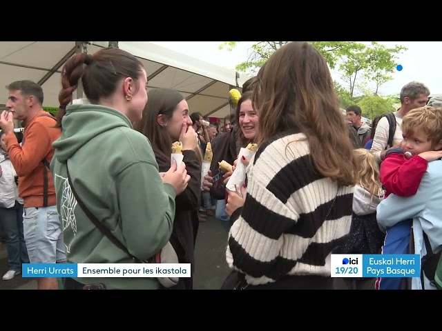 ⁣Herri Urrats : des milliers de personnes en soutien aux écoles immersives en langue basque