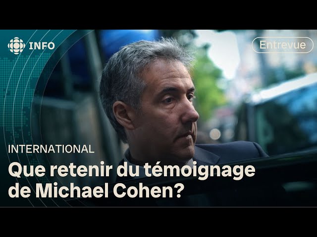 ⁣Que retenir du témoignage de Michael Cohen au procès de Donald Trump?