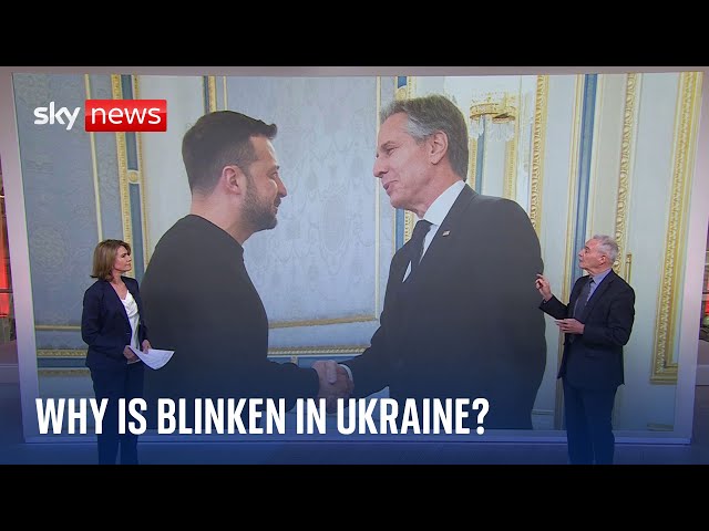 ⁣How significant is Blinken's unannounced trip to Kyiv? | Ukraine-Russia war