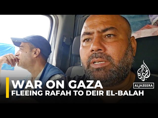 ⁣Fleeing Rafah: Al Jazeera journalist documents journey to Deir el-Balah amid Israeli offensive