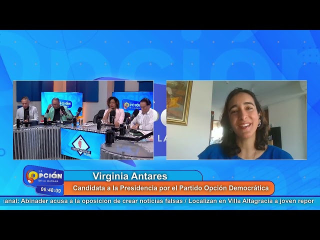⁣Virginia Antares Candidata a la Presidencia por el Partido Opción Democrática | La Opción Radio