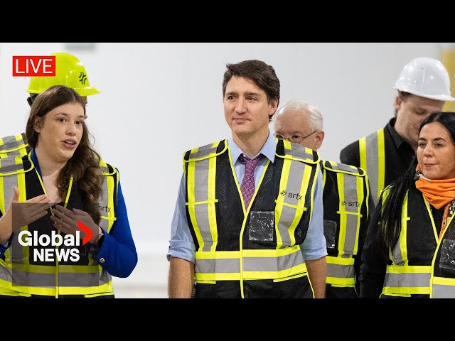 ⁣Trudeau to announce Canada's 1st-ever lithium ion battery plant to be built in Ontario | LIVE