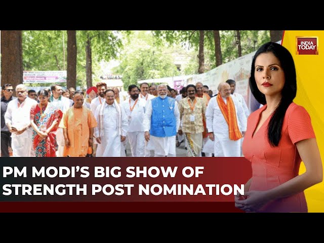 ⁣PM Modi Files Nomination In Varanasi | Priyanka Attacks Smriti On Amethi| Mumbai's Killer Hoard