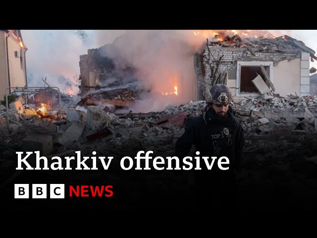 ⁣Frontline fighting:  Russia advancing  in shock offensive north of Kharkiv | BBC News