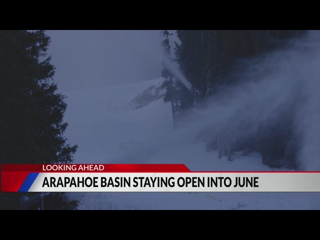 ⁣Arapahoe Basin to stay open until June