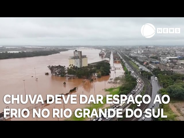 ⁣Chuva deve dar espaço ao frio no Rio Grande do Sul