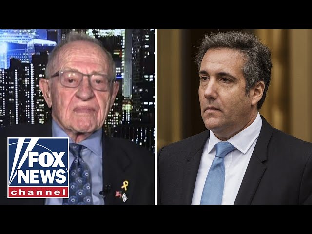 ⁣Alan Dershowitz accuses Michael Cohen of lying on the stand in Trump case