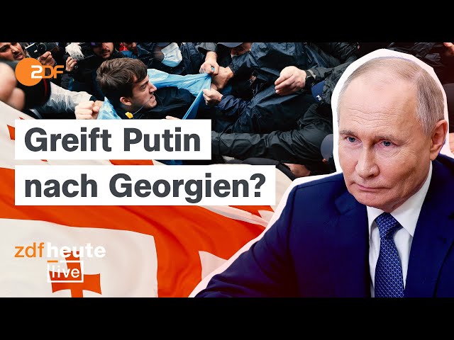 ⁣"Russisches Gesetz" in Georgien: So groß ist Moskaus Einfluss | ZDFheute live