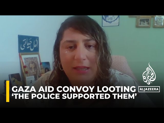 Israeli lawyer exposes looting of Gaza aid convoy by far-right activists protected by police