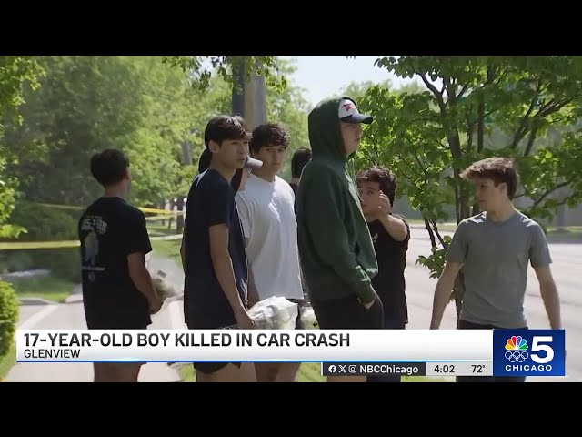 ⁣Emotional friends mourn loss of Glenview teen in fatal crash