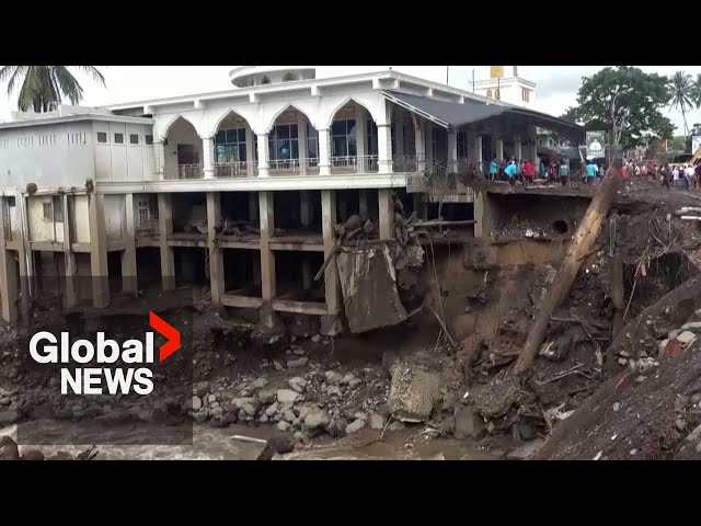 ⁣Indonesia floods: At least 50 dead as homes washed away in torrential rains, landslides