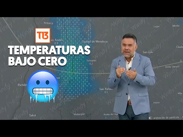 ⁣Pronostican temperatura bajo cero para Chile esta semana