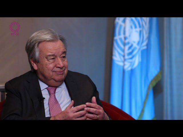 ⁣Exclusive Interview with UN Secretary General António Guterres