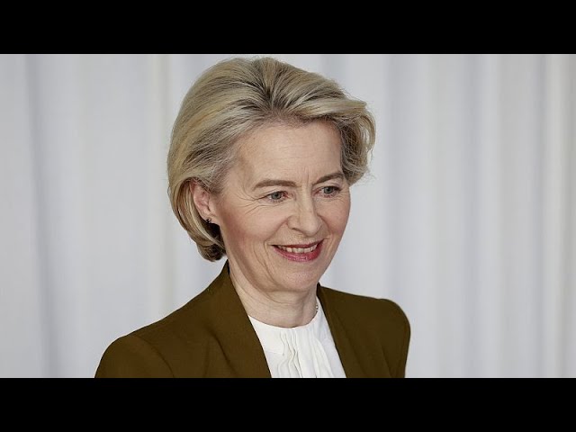 ⁣Si elle est réélue, Ursula von der Leyen veut un plan pour protéger l'UE des ingérences étr…