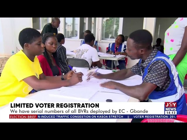 ⁣Limited Voter Registration: NDC claims to have serial numbers for BVRs | Election Brief
