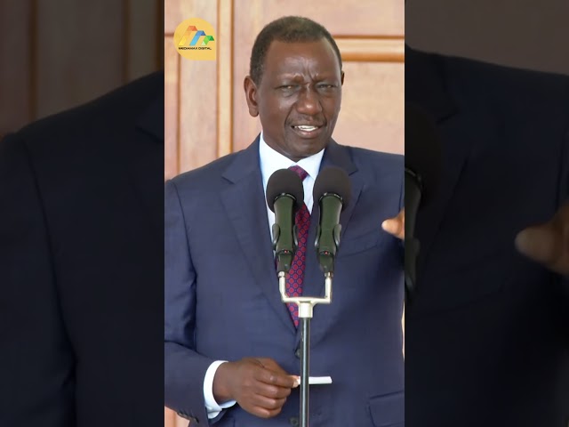 ⁣“We cannot continue to export our tea in sacks,” President Ruto