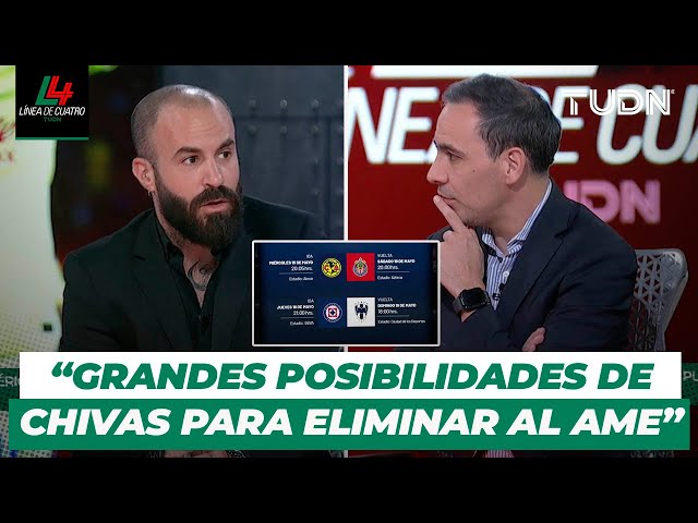 Cruz Azul pinta como FAVORITO  ¿Qué semifinal es la más PAREJA? | Resumen Línea de 4