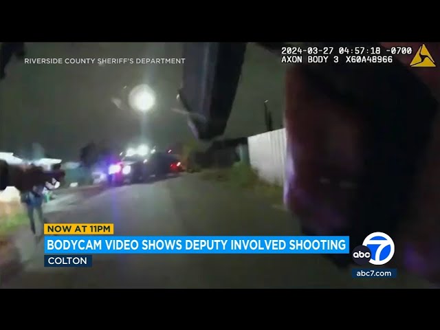 ⁣Bodycam video shows deadly deputy shooting in Colton