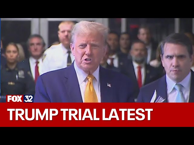 ⁣Trump speaks ahead of Day 17 of hush money trial