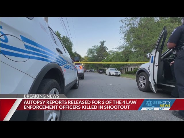 ⁣Autopsies released for 2 of the 4 officers killed in shootout
