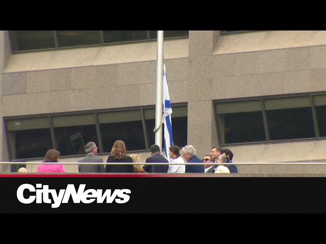 ⁣Mayor Chow absent from Israeli flag raising ceremony at City Hall