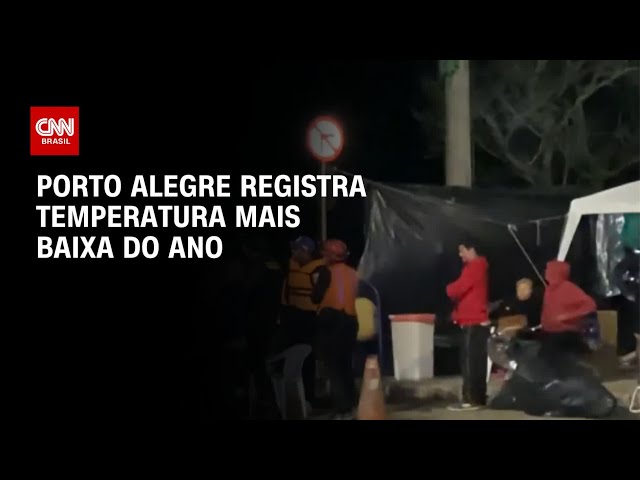 Porto Alegre registra temperatura mais baixa do ano | CNN ARENA