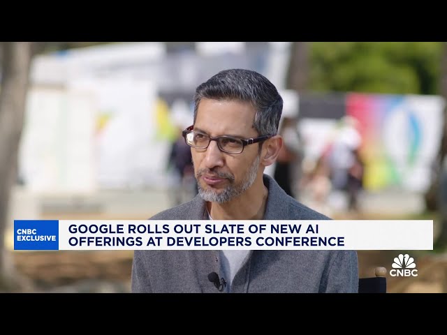 ⁣Alphabet CEO Sundar Pichai: We can do Google search a lot better with generative AI
