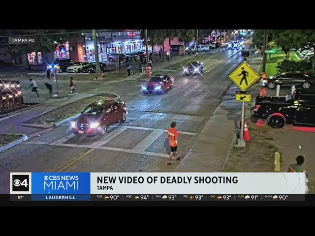 ⁣Video released on deadly Tampa shooting