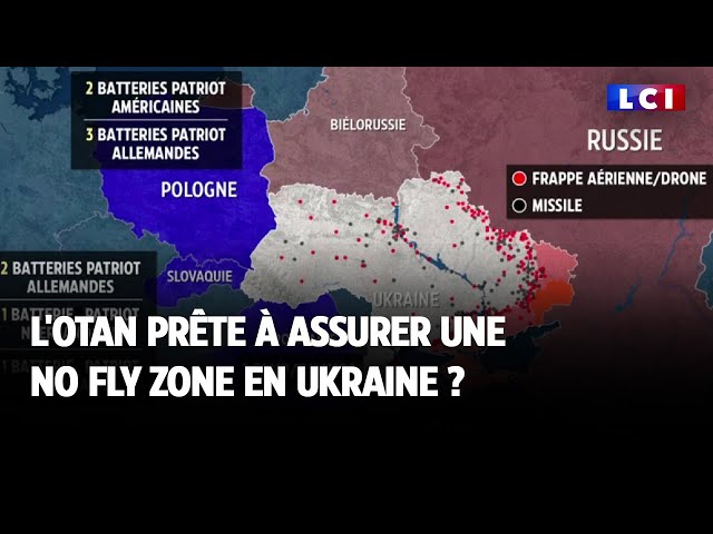 ⁣L'OTAN prête à assurer une no fly zone en Ukraine ?