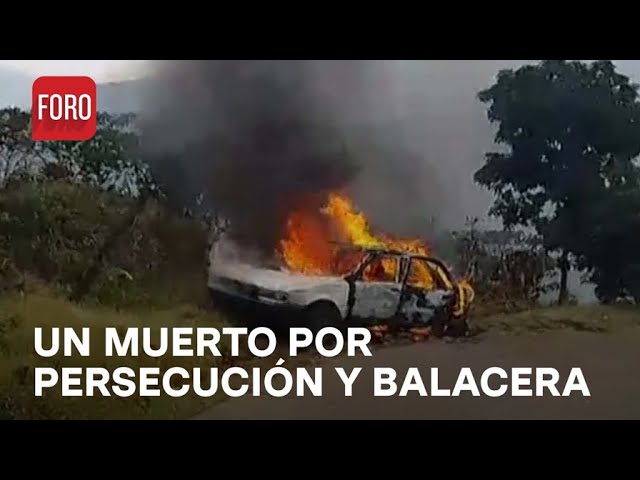 ⁣Persecución y balacera deja un muerto y 3 lesionados, en Chenalhó, Chiapas - A las Tres