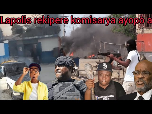 Bon nouvel lapolis netwaye komisarya kafou Ayopò a apré B4ndi viv ansanm ak gwo zam te fin b0ulel