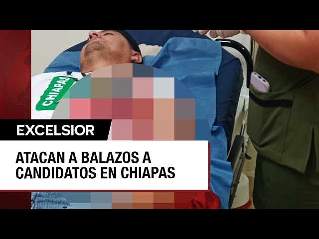 ⁣Atacan a dos candidatos a alcaldes en Chiapas
