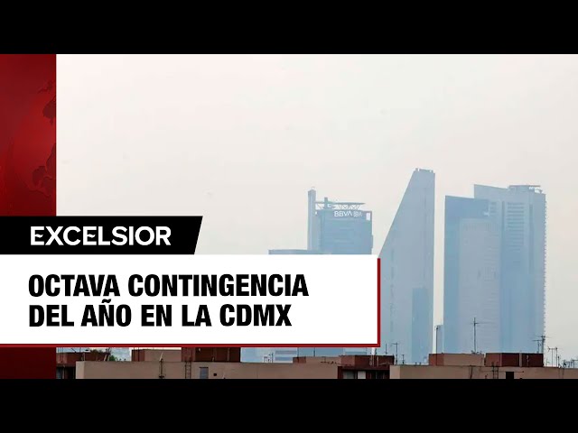 ⁣Octava contingencia del año en la CDMX