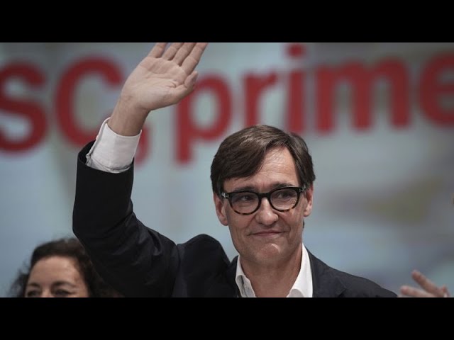 ⁣Le Parti socialiste célèbre sa victoire aux élections catalanes