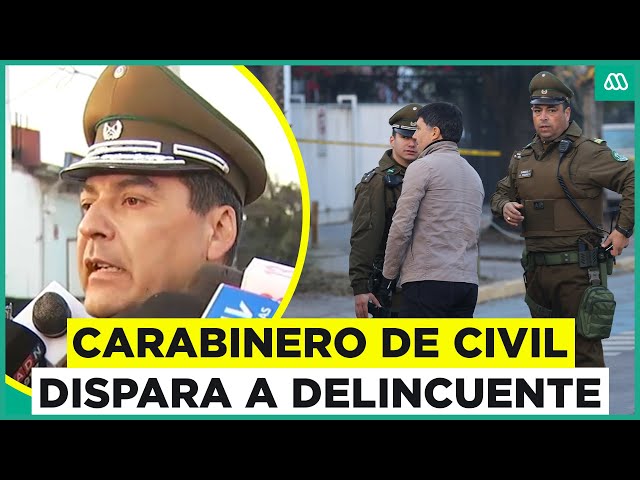 ⁣Carabinero de civil abate a un ladrón: Delincuente quiso robarle el celular a una mujer