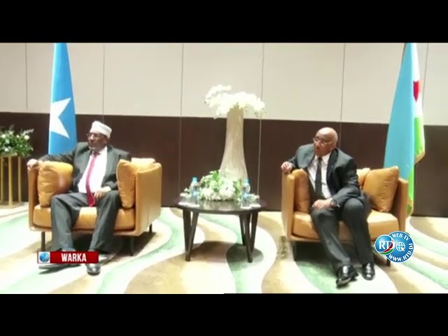 ⁣Le  Président de l'Assemblée Nationale reçoit son homologue somalien