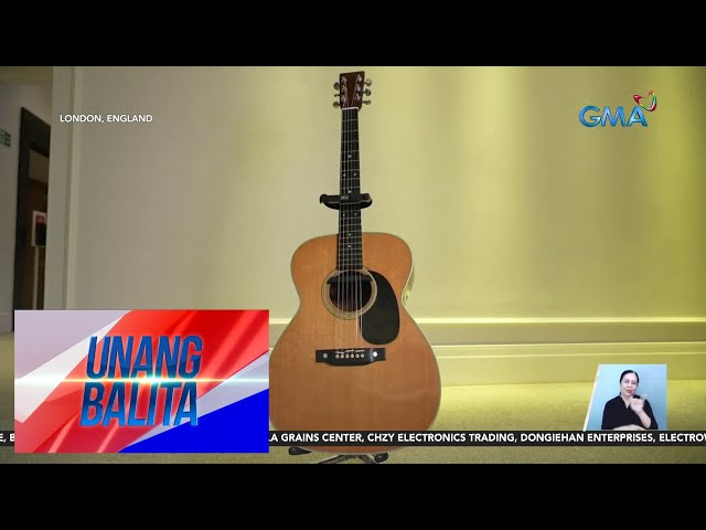 ⁣Acoustic guitar na ginamit ni Eric Clapton sa pag-compose ng "Wonderful Tonight" noong... 